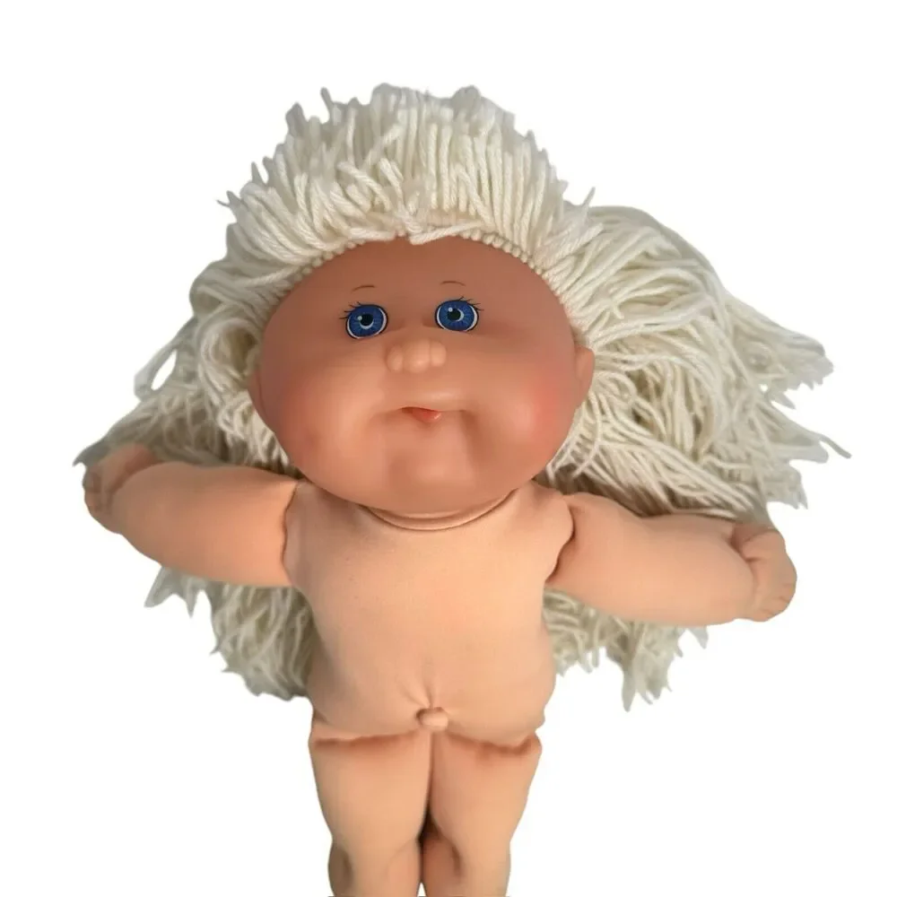 Cabbage Patch Kids First Edition Doll Hasbro 1995 Blonde Hair Blue Eyes Dimples